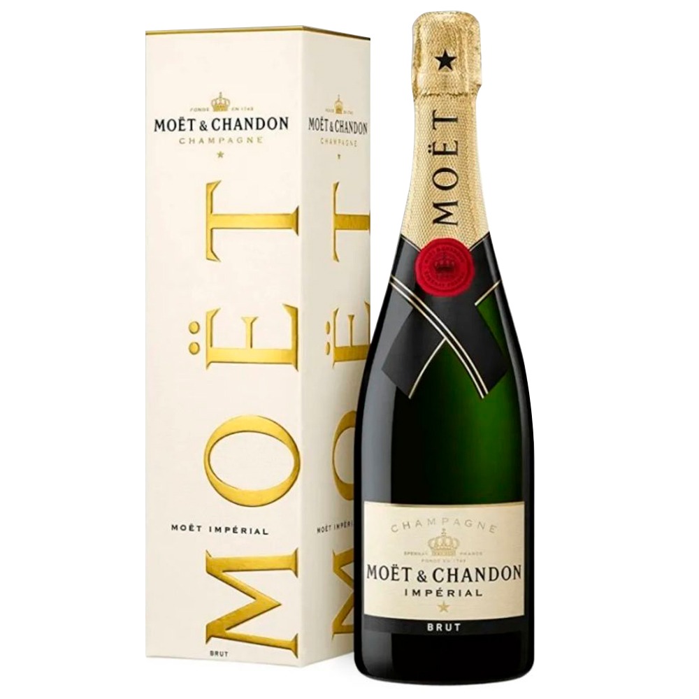 Champagne Moet Chandon Brut Imperial Con Estuche Vinos Del Mundo